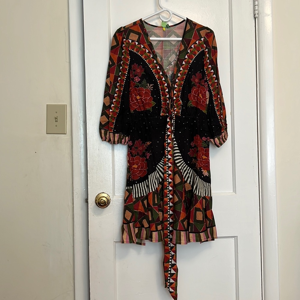 Farm Rio fit-and-flare dress - size medium